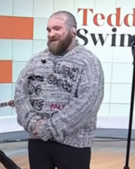 The Today Show 2025 Teddy Swims To Die For Knitted Jumper
