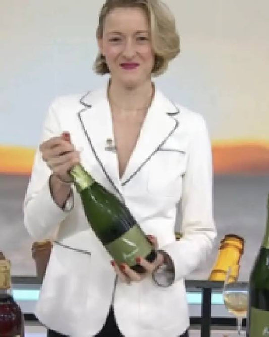 The Today Show 2025 Vanessa Prices Contrast Trim Blazer