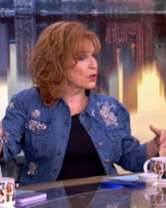 The View 2025 Joy Behar Embellished Denim Jacket