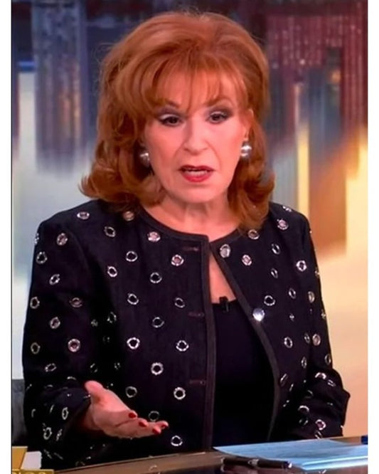 The View 2025 Joy Behar Grommet Embellished Jacket