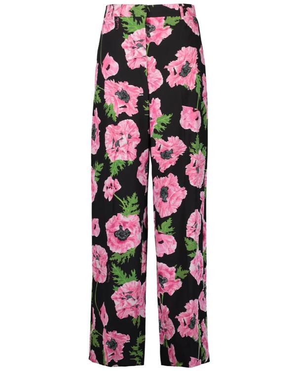 The View 2025 Sunny Hostin Black & Pink Floral Shirt