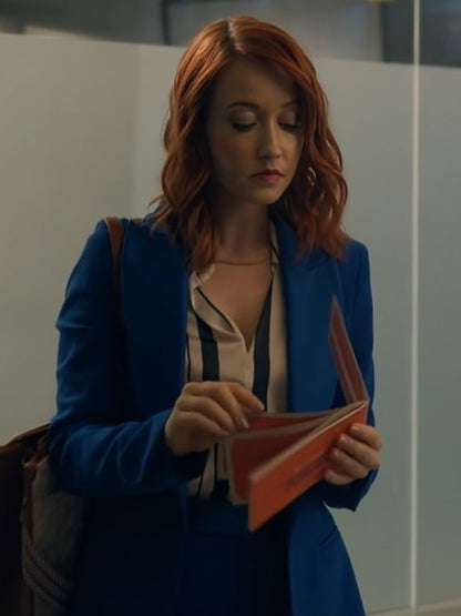 The Wish Swap 2025 Emily Tennant Blue Suit