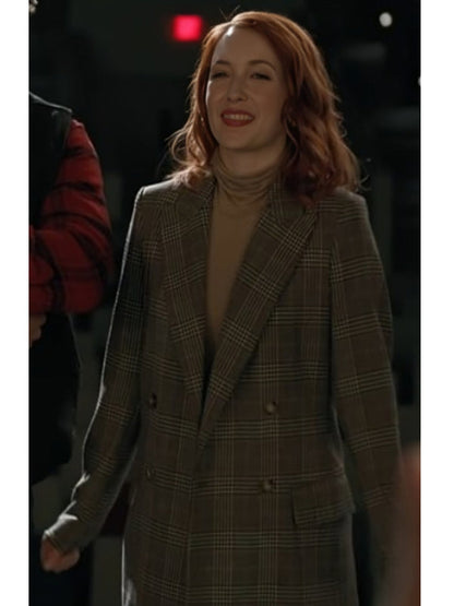 The Wish Swap 2025 Emily Tennant Grey Plaid Blazer