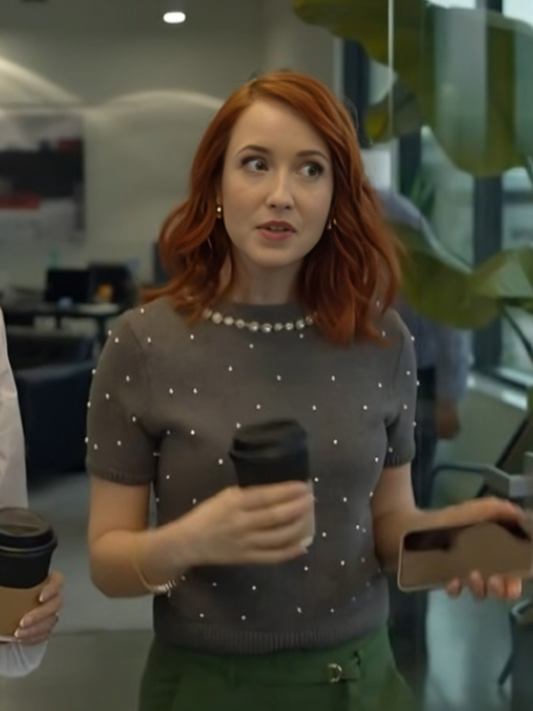 The Wish Swap 2025 Emily Tennant Grey Sweater