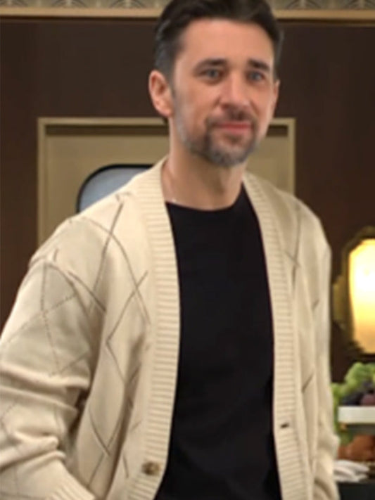 The Young And The Restless 2025 Billy Flynn Beige Cardigan