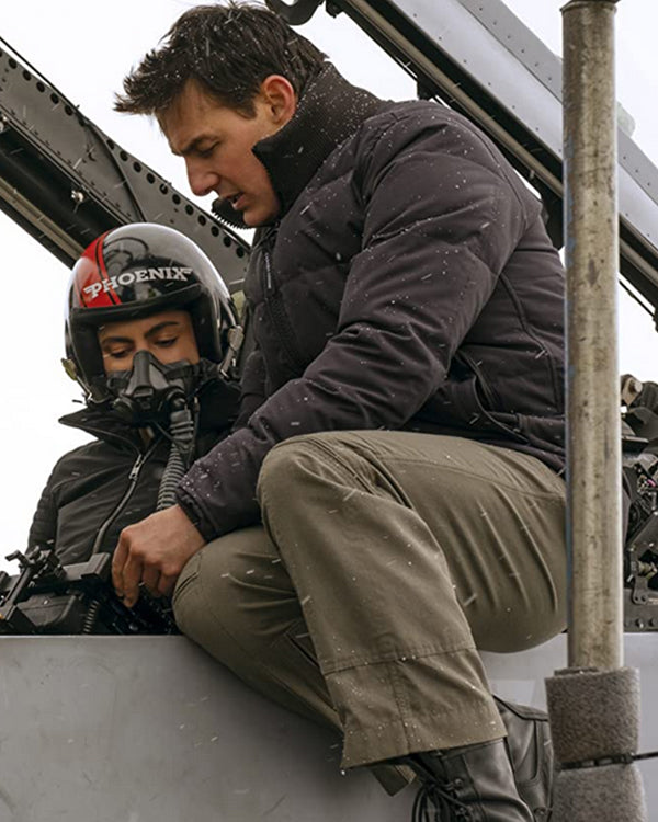 Top Gun 2 Maverick Black Puffer Jacket