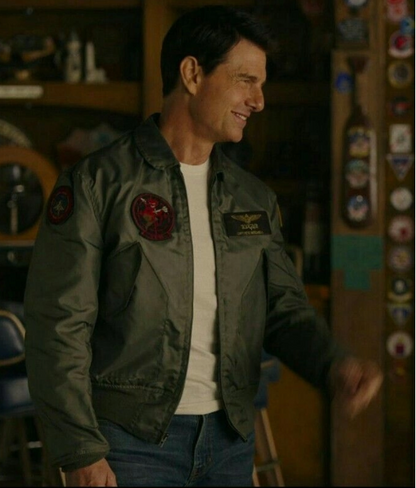 Tom Cruise Top Gun 2 Maverick Bomber Jacket - RECREATED EDITION