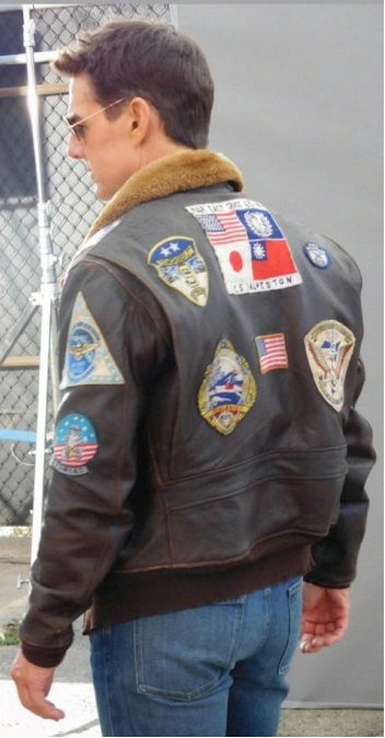 Tom Cruise Top Gun Aviator Leather Jacket - RECREATED EDITION