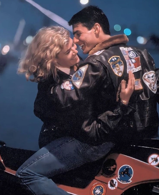 Tom Cruise Top Gun Aviator Leather Jacket - RECREATED EDITION