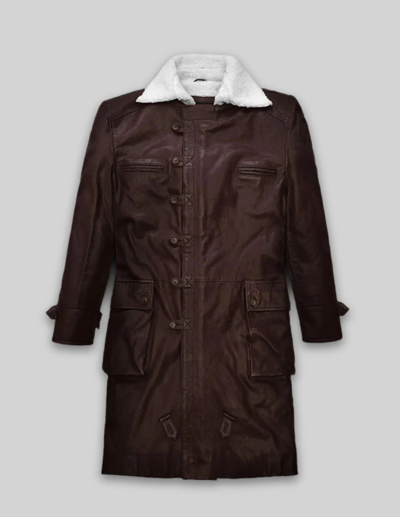 Tom Hardy The Dark Knight Rises Leather Trench Coat