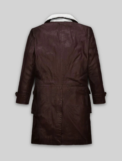Tom Hardy The Dark Knight Rises Leather Trench Coat