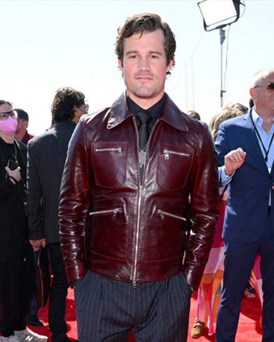 Top Gun Maverick 2022 Jake Picking Leather Jacket