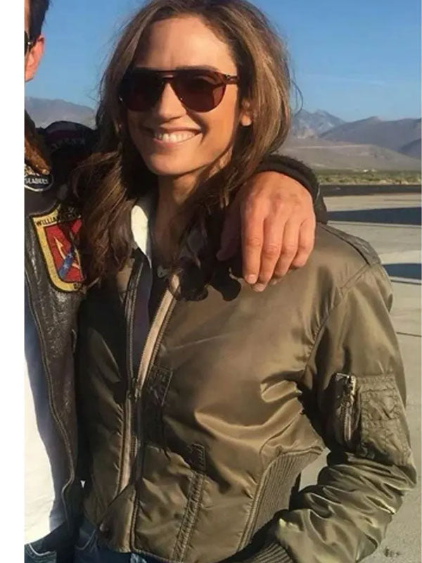 Top Gun Maverick 2022 Jennifer Connelly Brown Jacket