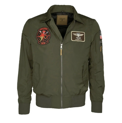 Top Gun Bomber Aviator Jacket - RECREATED EDITION