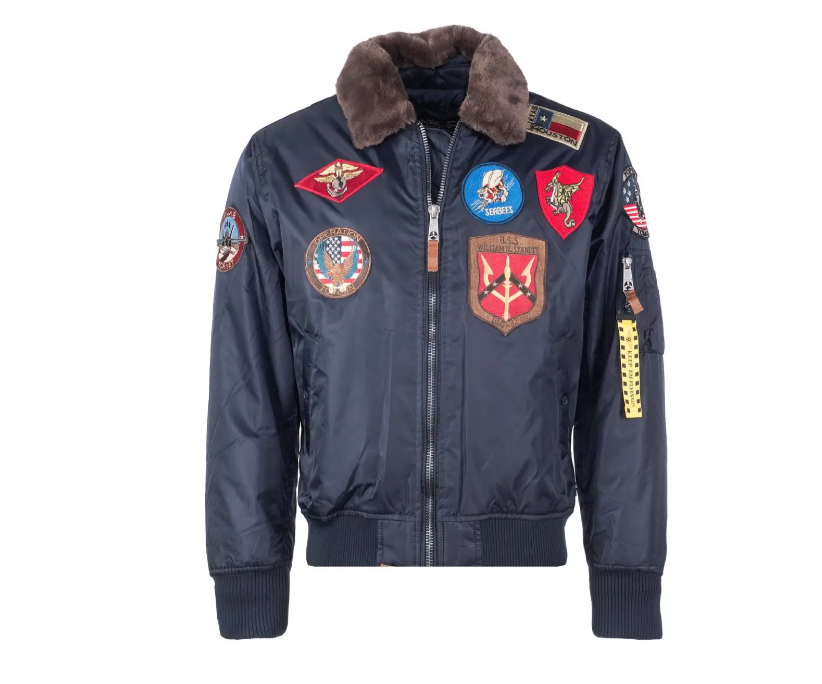 Top Gun Bomber Shearling Machine Jacket - RECREATED EDITION