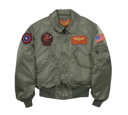 Top Gun Maverick CWU Bomber Nylon Flight Jacket - RECREATED EDITION