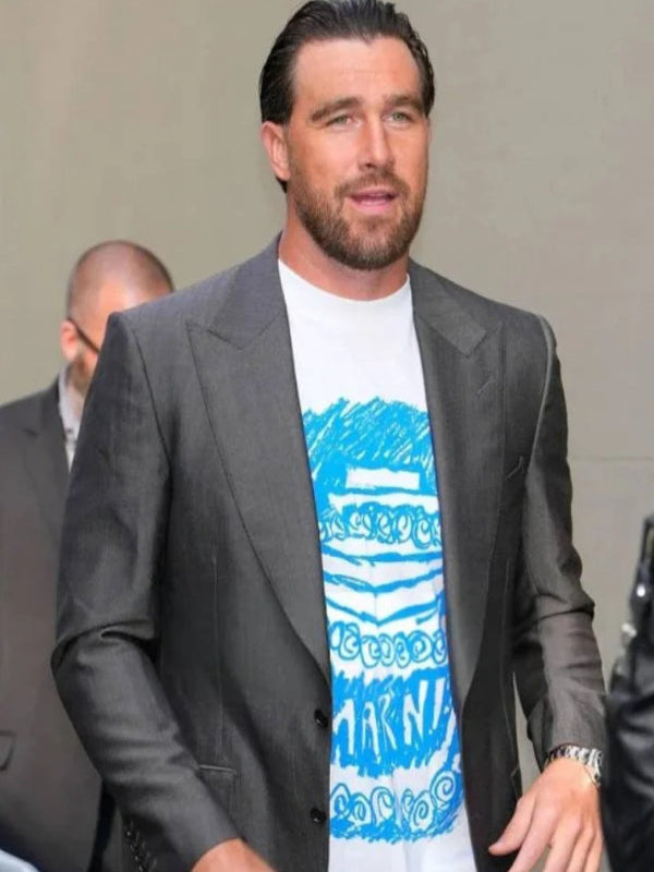 Travis Kelce Amazon 2025 Upfront Blazer