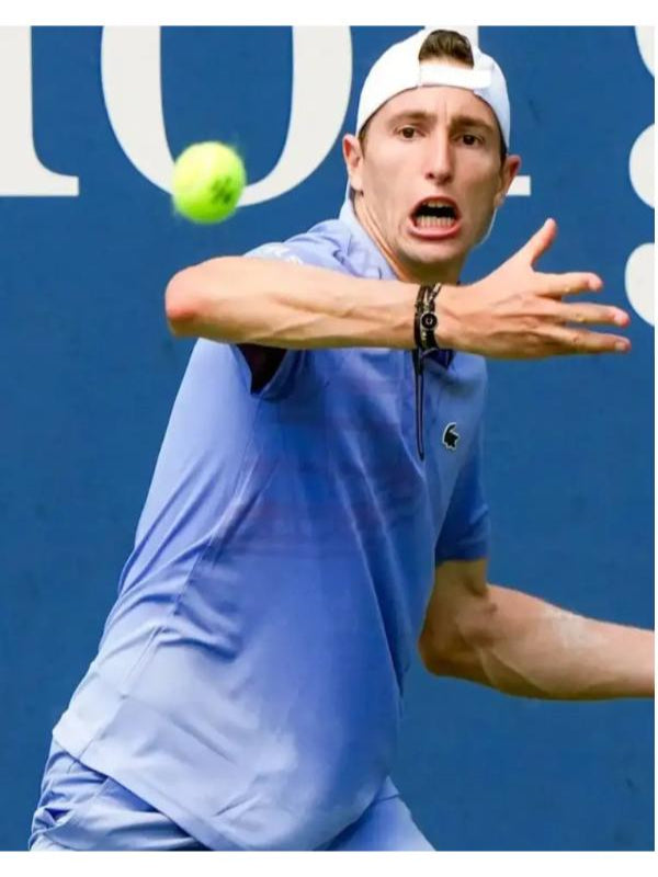 Ugo Humbert US Open 2025 Lavender Shirt