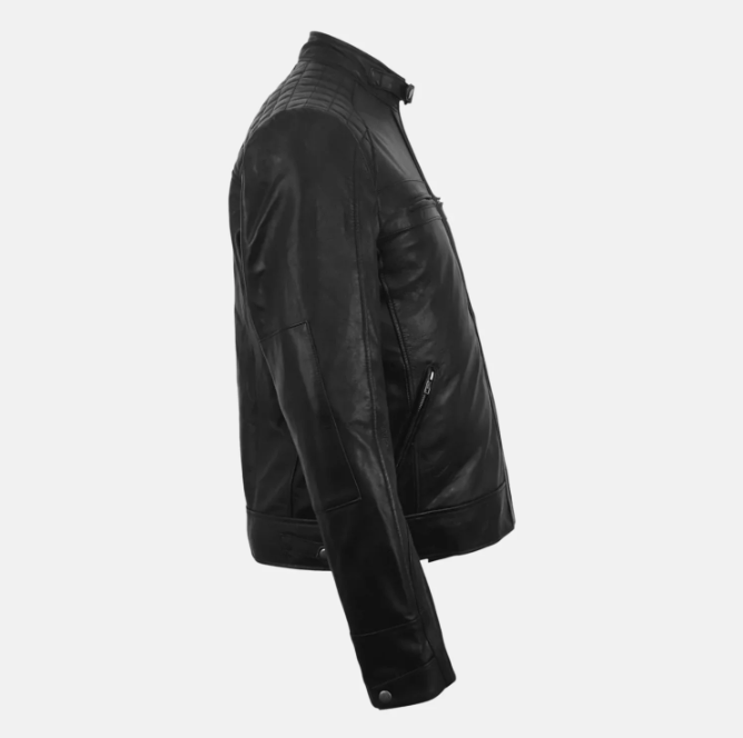 Vincent Zip Up Style Mens Motorcycle Jacket