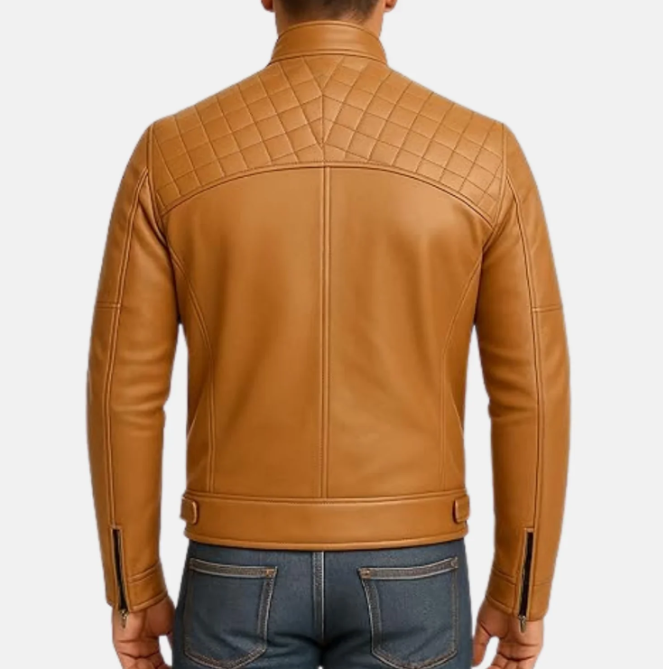 Vincent Zip Up Style Mens Motorcycle Jacket