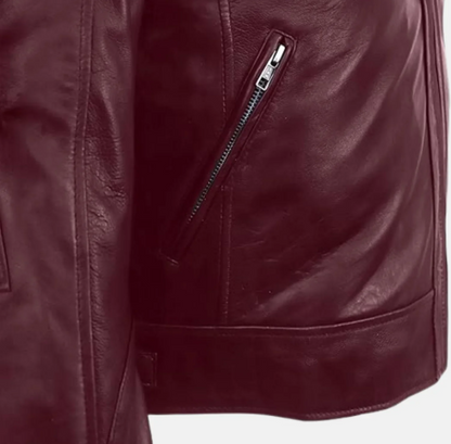 Vincent Zip Up Style Mens Motorcycle Jacket