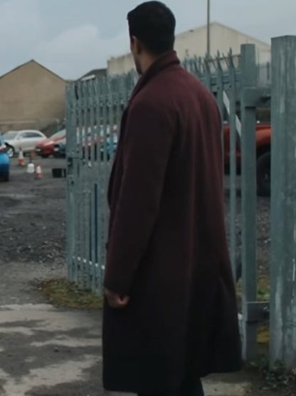 Virdee 2025 Harry Virdee Purple Trench Coat