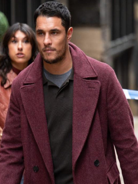 Virdee 2025 Harry Virdee Purple Trench Coat