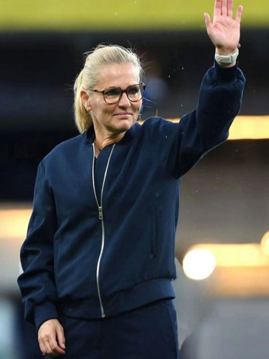 WEURO 2025 Sarina Wiegman Blue Track Jacket