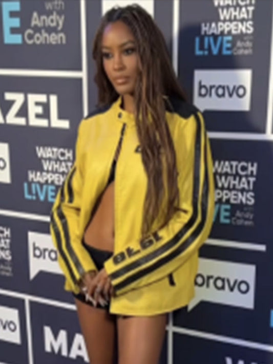 Watch What Happens Live 2025 Ciara Miller Yellow Jacket