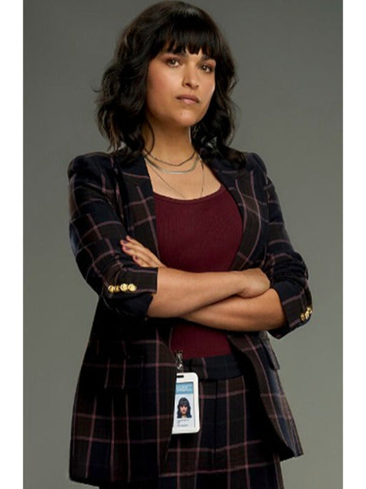Watson 2025 Eve Harlow Black Plaid Blazer