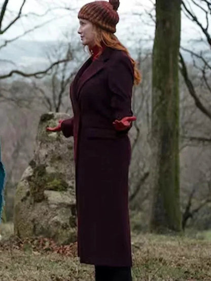 Small Town Big Story 2025 Christina Hendricks Coat