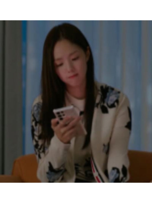 When The Phone Rings 2025 Chae Soo-Bin Floral Cardigan