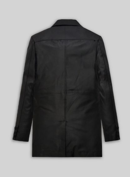 Will Smith I Robot Leather Long Coat