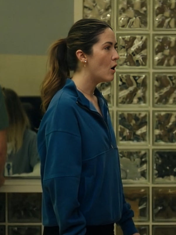 Wish You Were Here 2025 Isabelle Fuhrman Blue Sweatshirt