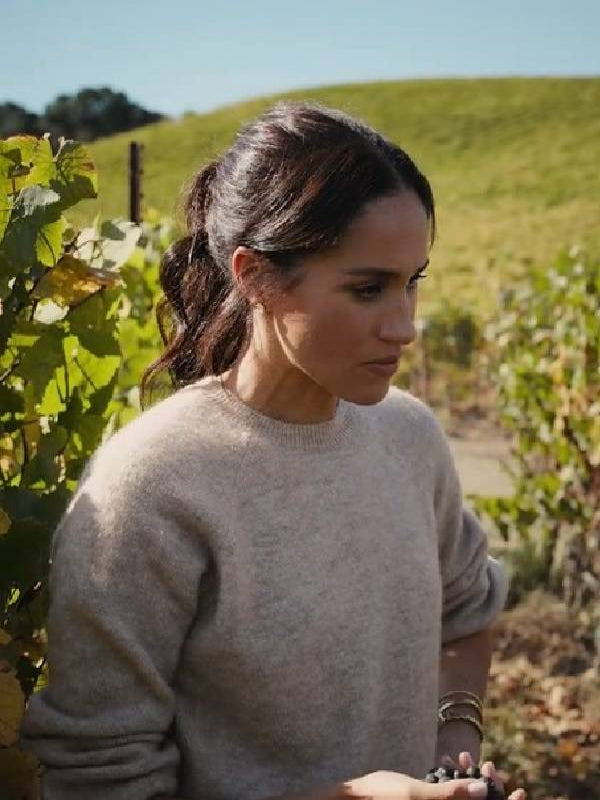 With Love, Meghan 2025 Meghan Markle Beige Sweater
