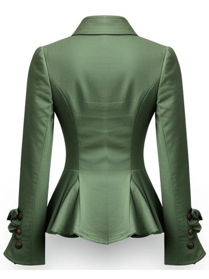 Women Green Sapphire Cotton Jacket