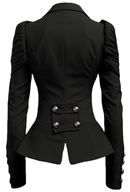 Women Military Style Cotton Jacket
