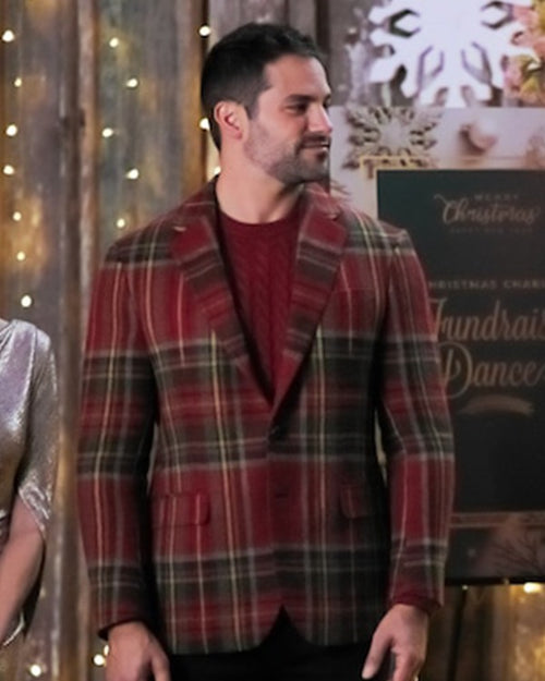 #Xmas 2022 Brant Daugherty Plaid Blazer