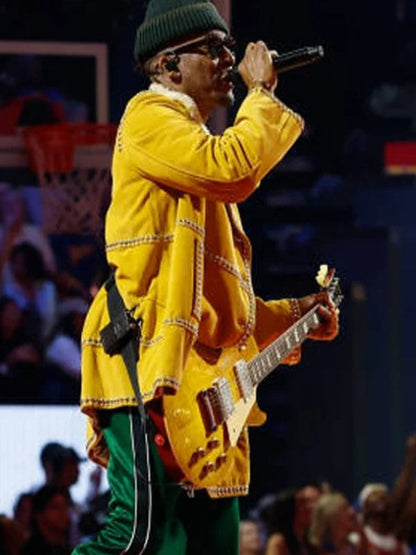 Raphael Saadiq 2025 NBA All-Star Game Leather Jacket