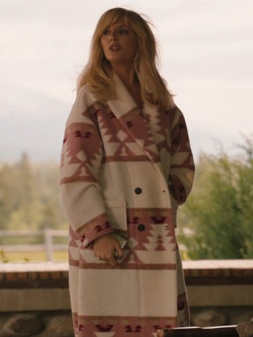 Yellowstone Beth Dutton Pink Coat
