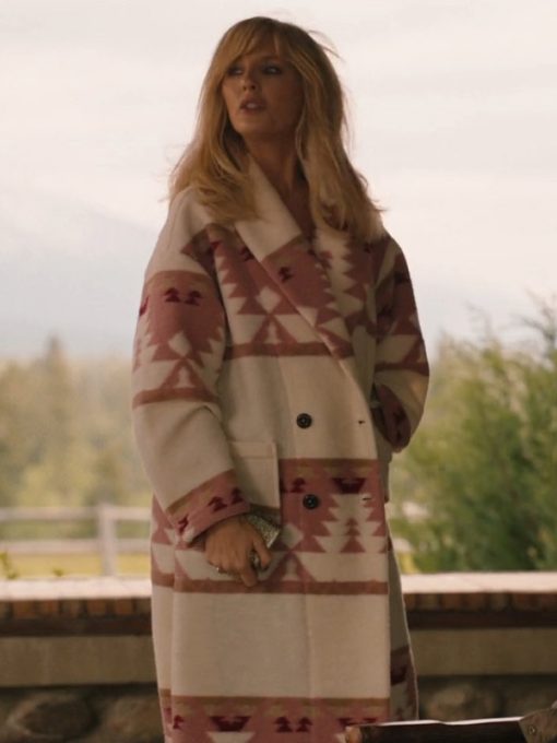 Yellowstone Beth Dutton Pink Coat