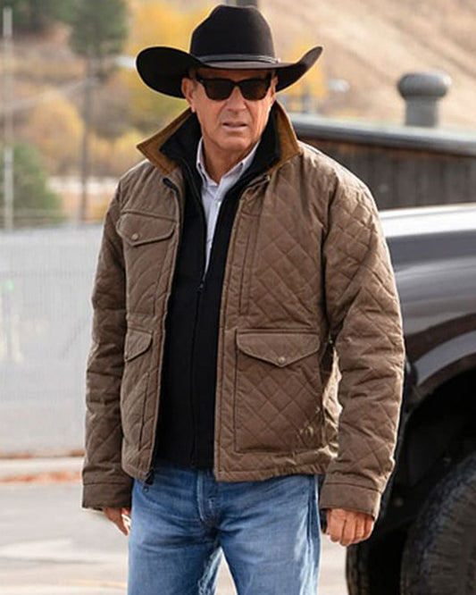 Yellowstone S04 John Dutton Quilted Jacket