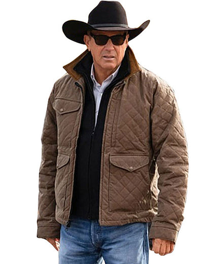 Yellowstone S04 John Dutton Quilted Jacket