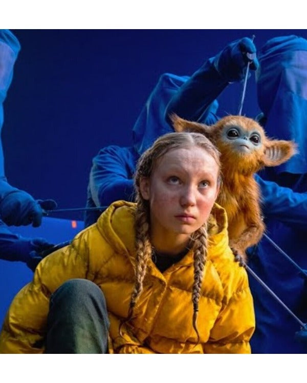 The Legend of Ochi 2025 Helena Zengel Yellow Puffer Jacket