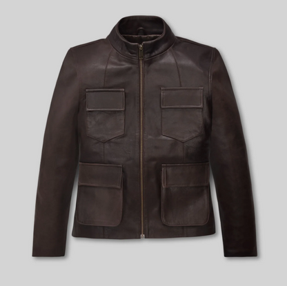 Yvonne Strahovski Leather Jacket
