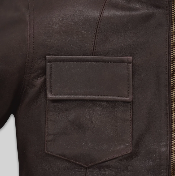 Yvonne Strahovski Leather Jacket