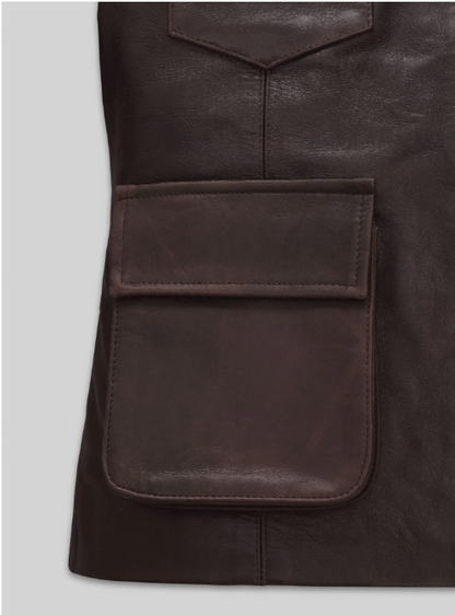 Yvonne Strahovski Leather Jacket