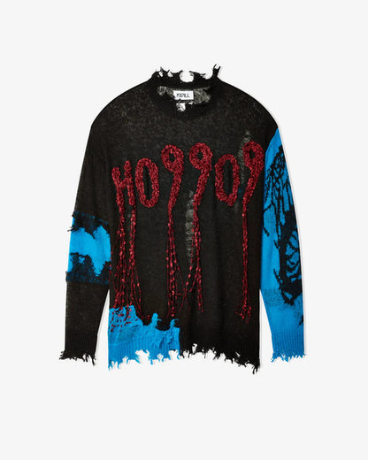The View 2025 Questlove Black Horror Knitted Sweater