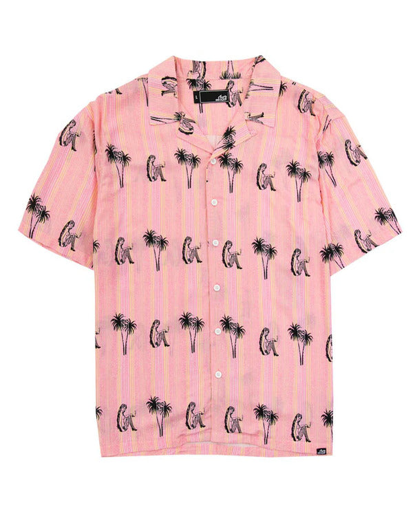 90 Day Fiance S11 Matt Pink Palm Print Shirt