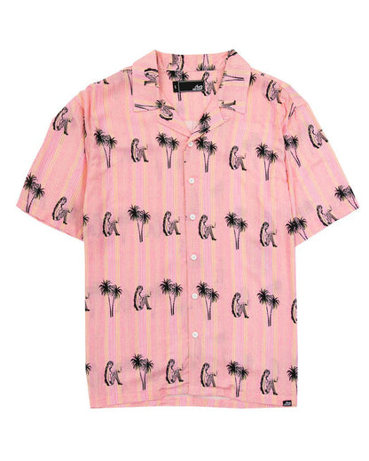 90 Day Fiance S11 Matt Pink Palm Print Shirt